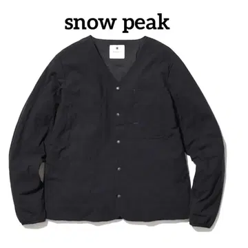 스노우피크 폴러테크 인슐레이션 충전솜 가디건 S