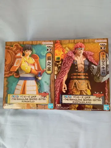 원피스 DXF 유스타스 키드 & 키쿠노죠 피규어 세트