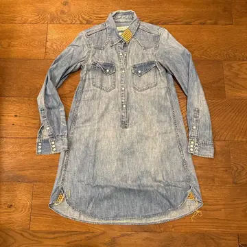 데님 긴팔 원피스 Remi Relife