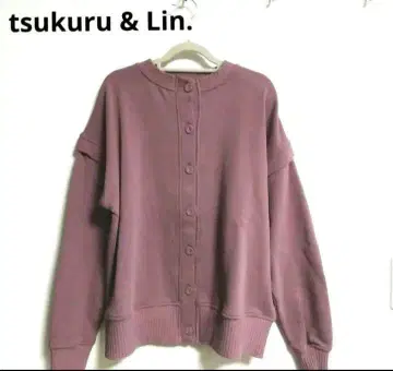 츠쿠루앤드린 톰킨 편직 쭈리 가디건 2way M 사이즈