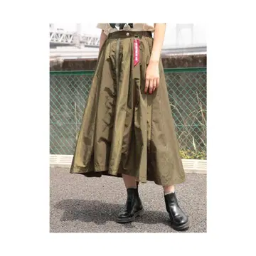 jouetie (쥬에티) MA-1 미디 스커트 카키