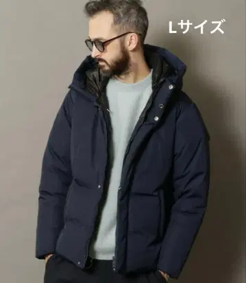 BEAUTY&YOUTH 유나이티드 애로우즈 다운 코마츠마테레 네이비 L