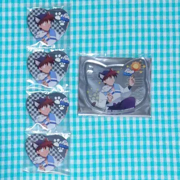 닌타마 도이 한스케 캔뱃지 아크릴 키홀더