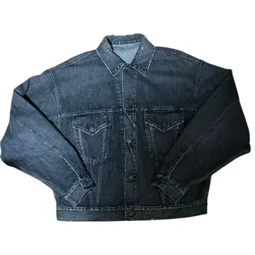 H BEAUTYT&YOUTH 블랙 데님 자켓 사이즈 L