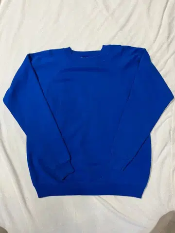 90's hanes raglan blue sweat shirt