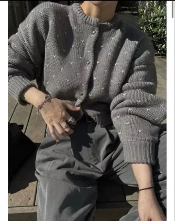 willfully 하트 리버서블 가디건