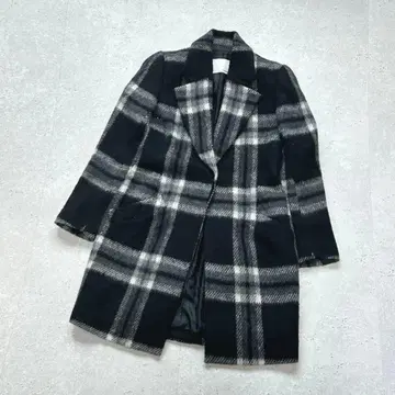 마우지 (사이즈 1) 울 혼방 체스터 코트 미들 기장 싱글 아우터