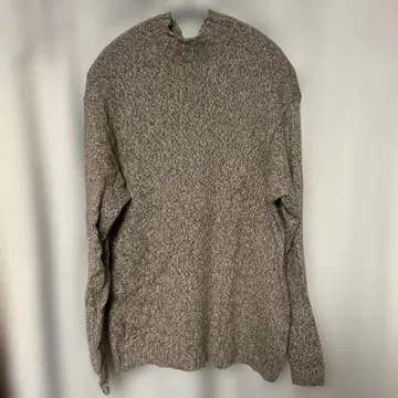 LORDGENT:2 베이지 모크넥 니트