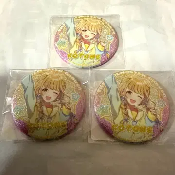 DMM 스크래치 학원 아이돌 마스터 E상 글리터 캔뱃지 후지타 코토네