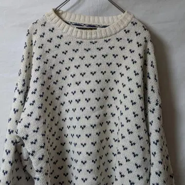 [ 90s/80s/블랙 택/에디 바우어 ] 바즈아이 니트 스웨터