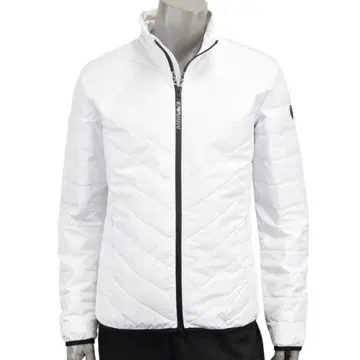 EA7 PREMIUM SHIELD 로고 엠블럼 패치 다운 자켓