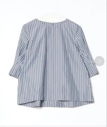 그린 레이블 릴랙싱 반팔 블라우스 네이비/