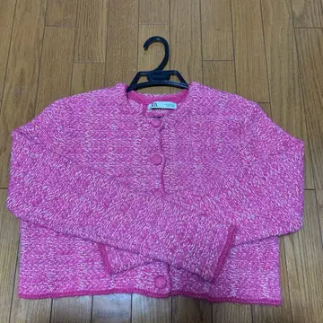 ZARA 트위드 니트 자켓