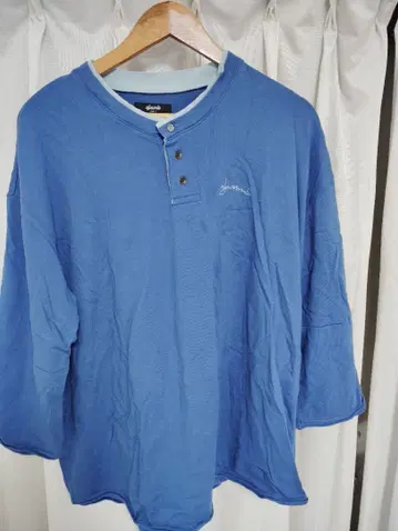 glamb 7부 소매 티셔츠 S 블루