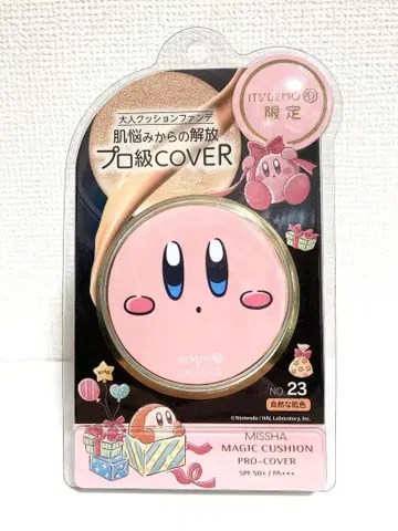 별의 커비 ITS'DEMO 미샤 M 쿠션 파운데이션 케이스, 퍼프만