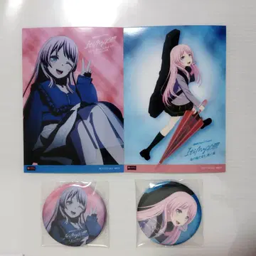 MyGO 블루레이 상권 하권 특전 치하야 아논 브로마이드 캔 배지 세트