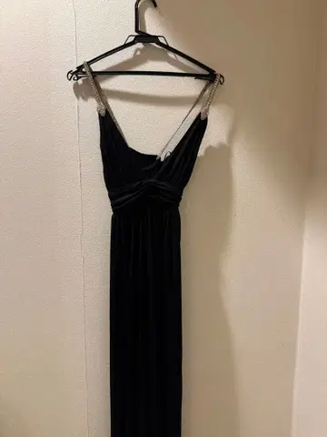 Sky 블랙 롱 드레스 L