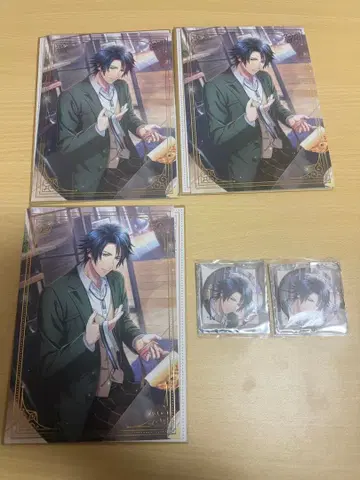 우타프리 토키야 금박 스탠드 엽서 캔뱃지