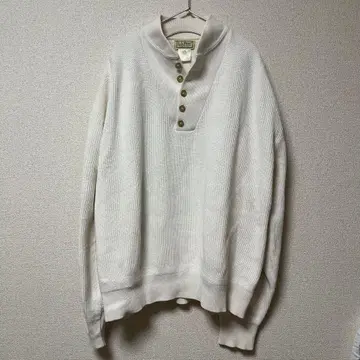 LLBean USA 헨리넥 코튼 니트 L 사이즈