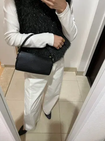 미니 가죽 핸드백