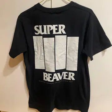 SUPER BEAVER 백 프린트 T셔츠 S