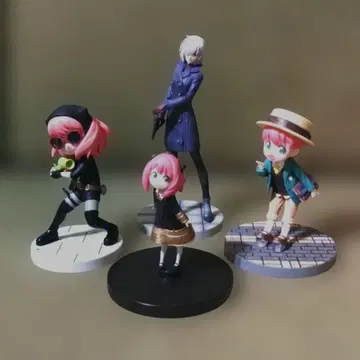 스파이 패밀리 아냐 피오나 피규어 4체 세트