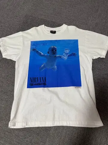 NIRVANA 아트 프린트 T셔츠