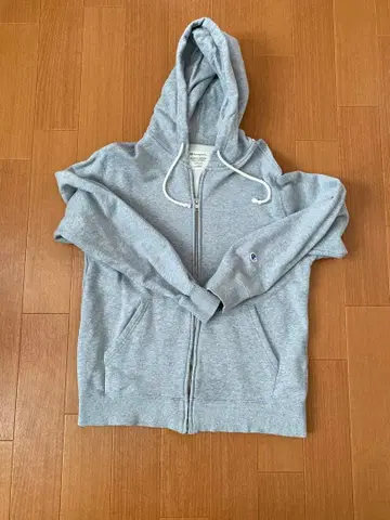 챔피언 그레이 풀 집업 후드티 L 사이즈