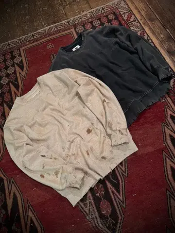 M 사용 워시 스웨트 셔츠