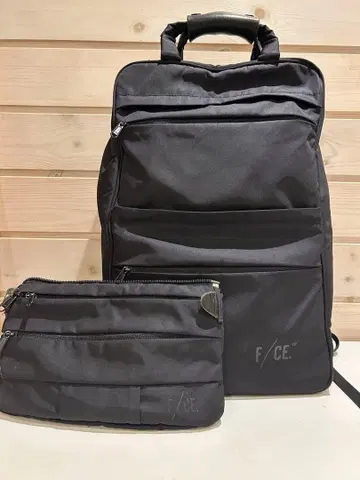 F/CE. 블랙 백팩 백팩