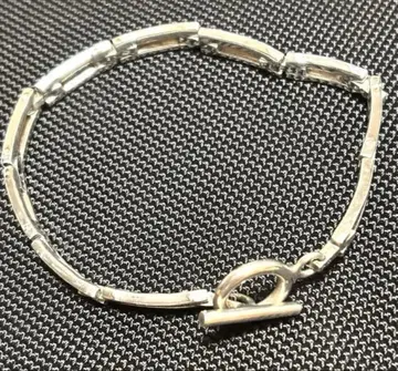 실버 925 25g 대나무 스타일 팔찌