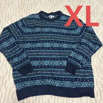 XL 사이즈 네이비 스웨터