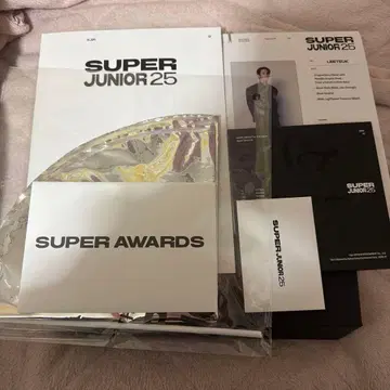 SUPER JUNIOR 25 SUPER AWARD (상자 없음)