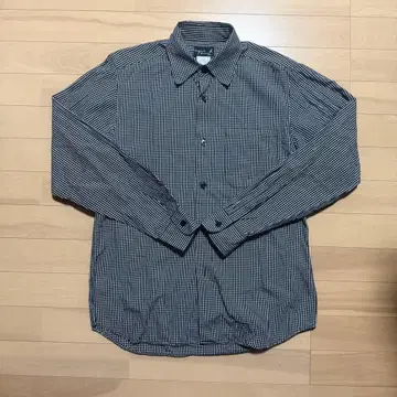 [ vintage ] agnes b. 깅엄 체크 셔츠 y2k 사이즈 2