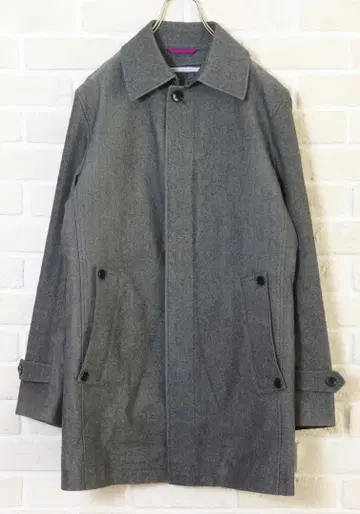 새상품급 므슈 니콜 남성용 다운 라이너 부착 스텐카라 코트 46