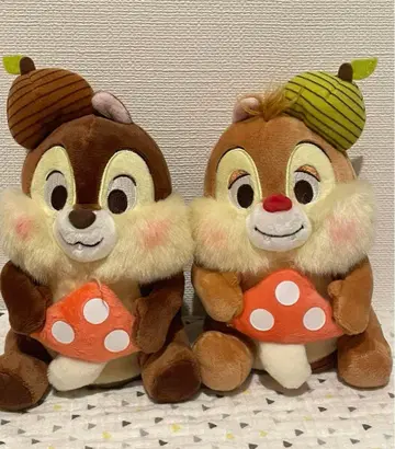 디즈니 스토어 칩과 데일 봉제 인형 소품함