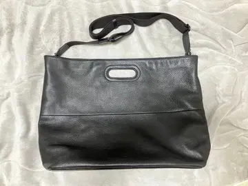 agnes b. 에네스베 2way 숄더백 클러치백 천연 가죽