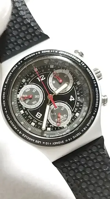 SWATCH IRONY 아이로니 남성용 크로노그래프 [배터리 교체 완료]