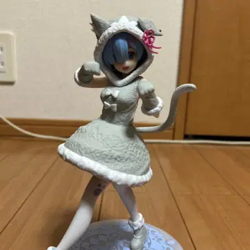 리제로 렘 피규어 (고양이 ver)