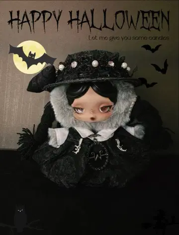 POPMART SKULLPANDA x Wednesday 옷 갈아입기 의류