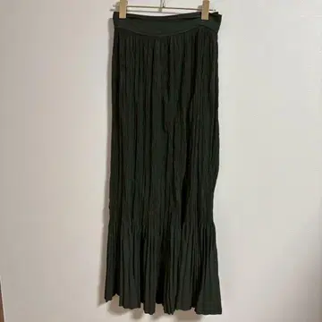 [노브랜드] (F) 롱 플리츠 스커트 A라인 플레어 페미닌