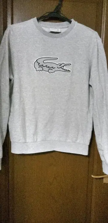 Lacoste 그레이 크루넥 맨투맨