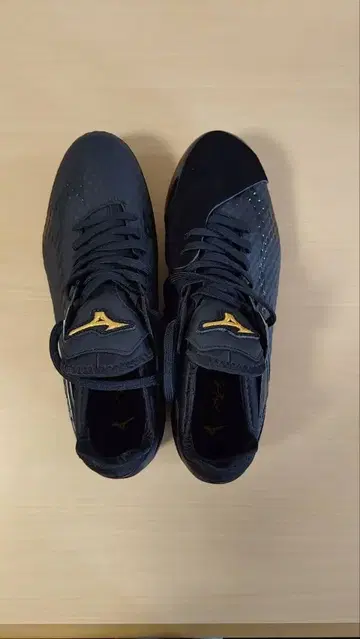 Mizuno 프로용 스파이크 블랙/골드