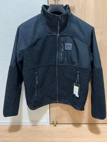 [ 미사용 새상품 ] UNDER ARMOUR 블랙 플리스 자켓