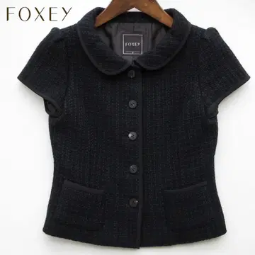FOXEY 폭시 프렌치 시크 트위드 자켓