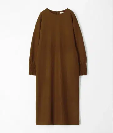 TOMORROWLAND 긴팔 원피스 - 브라운