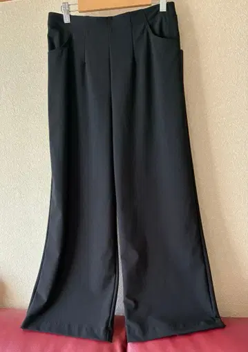 [제이미 가르송] 블랙 와이드 팬츠 허리밴딩 사이드 포켓