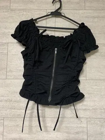 FRONTZIP 2WAY 상의 프론트 지퍼 2 웨이 상의 반팔