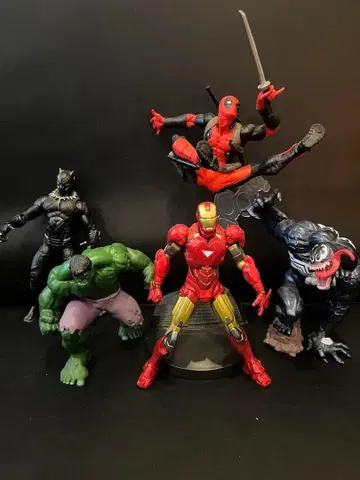 Marvel Heroes 피규어 아이언맨 블랙팬서 등