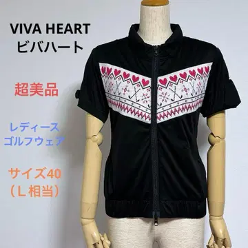 컨디션 최상 VIVAHEART 비바하트 반팔 여성용 집업 골프웨어